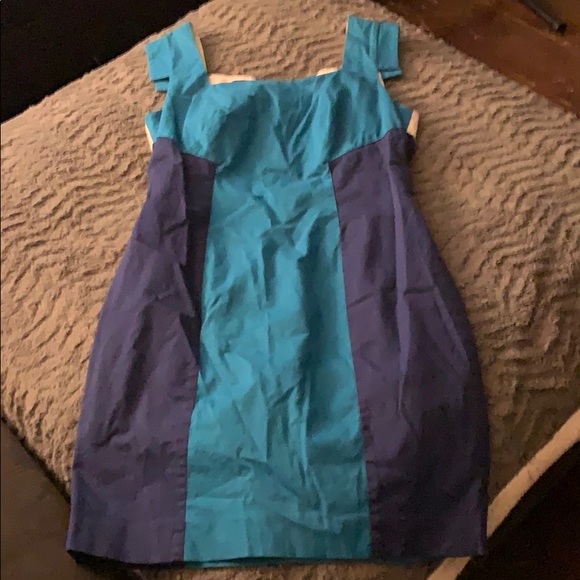 Bebe color block dress M - Picture 2 of 4